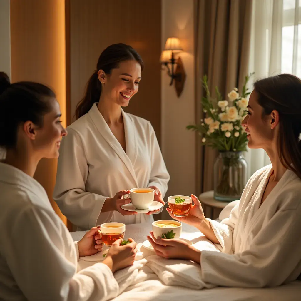 Hagyományos magyar vérnyomáscsökkentő tea csészében, friss gyógynövényekkel díszítve